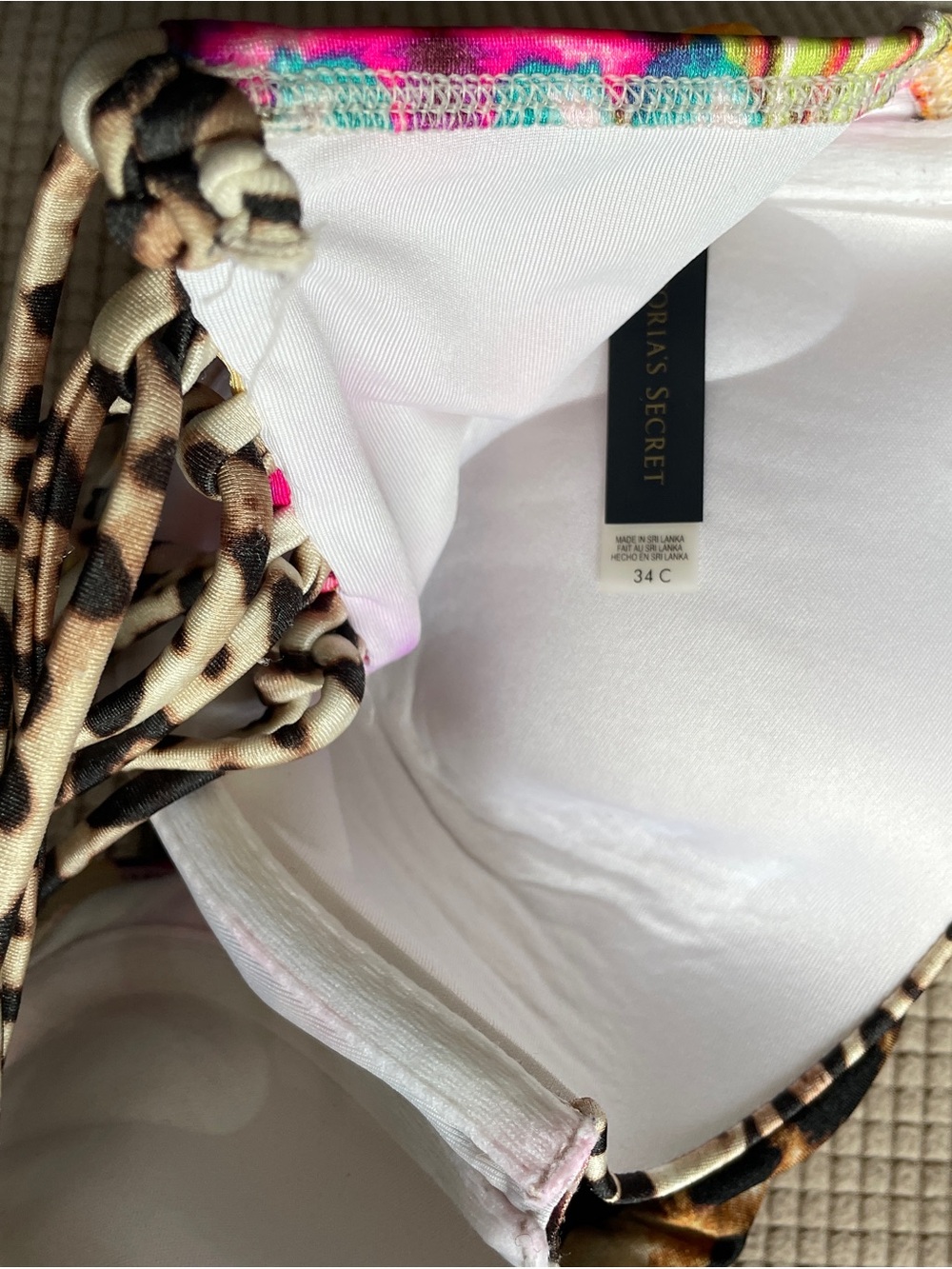 Victoria's Secret Leopard & Floral Mix Bikini Tops - Multicolor - Picture 5 of 5